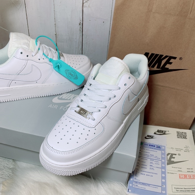 Giày thể thao sneaker trắng Full à1 nam nữ da đẹp hộp xịn 684