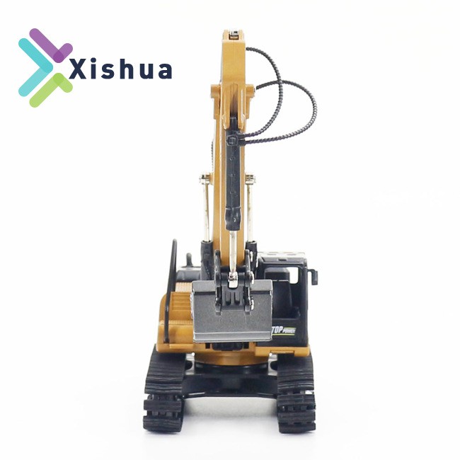 RU Static Model Of HuiNa 1710-2 1:50 Full Alloy Excavator control excavator toy controller forklift toys Mini Car