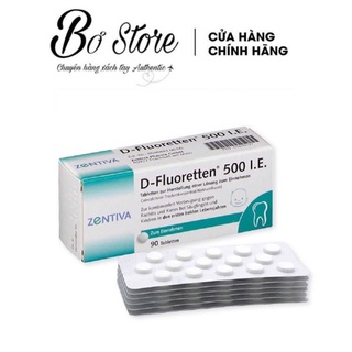 Vitamin d fluoretten 500 ie cho trẻ sơ sinh và trẻ nhỏ, 90v