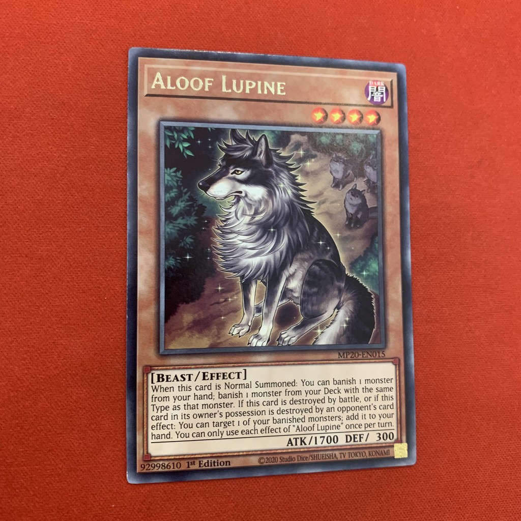 [EN][Thẻ Bài Yugioh Chính Hãng] Aloof Lupine