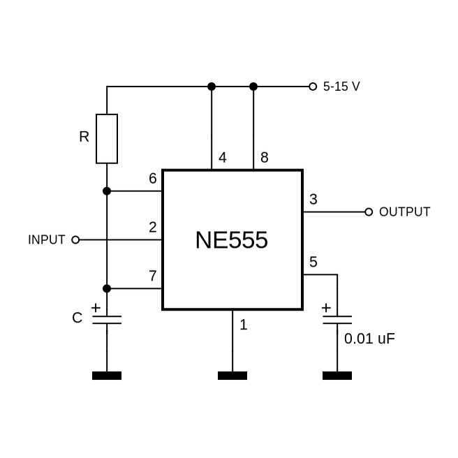 Combo 4 cái - IC Tạo Xung - Tạo Dao Động -  NE555 DIP-8 SOP-8