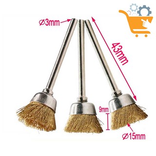 Chổi Đánh Rỉ Sắt 3 Kiểu Dáng Trục 3mm