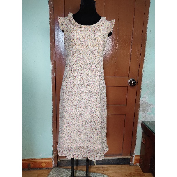 Đầm voan Hàn size M, L nhỏ
