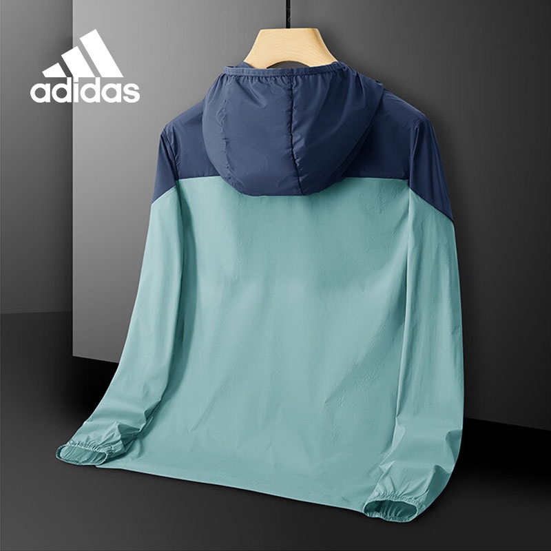 Adidas Áo Khoác Chống Nắng Chống Tia UV / Gió Chất Liệu Mỏng Nhẹ Thời Trang Mùa Hè Cho Nam