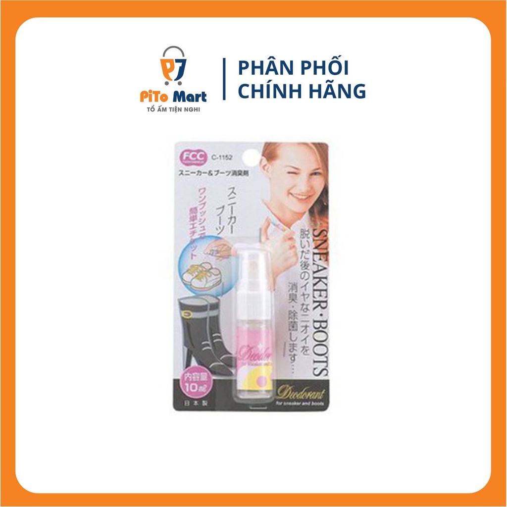 Chai Xịt Khử Mùi Giày Mini Bỏ Túi Nội Địa Nhật Bản Chính Hãng