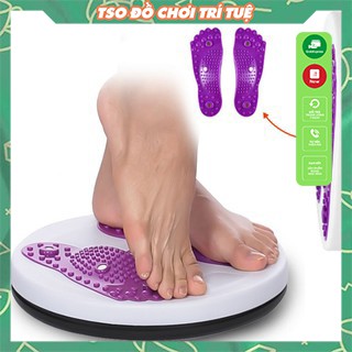 [Freeship] Đĩa xoay lắc tập eo 360 độ, bàn xoay tập cơ bụng  tại nhà và hạt cao su massage bàn chân cực tốt