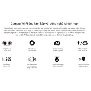 Camera 2M IP WIFI Ngoài Trời Thông Minh EZVIZ C3X C3N MÀU BAN ĐÊM 1080P FullHD CV310 C3W C3WN HIKVISION [BH 24TH]