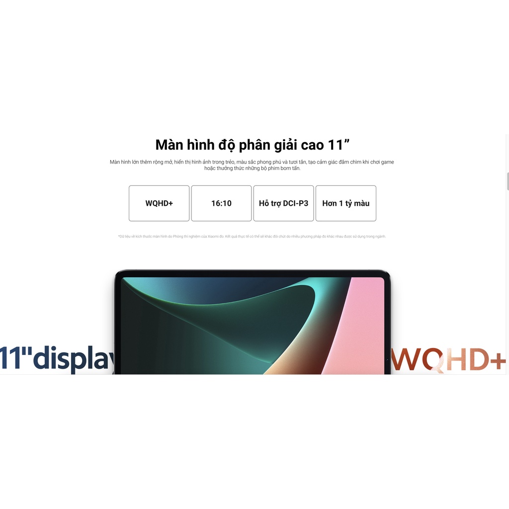 [MÃ ELXIAOMI GIẢM 5%] Máy Tính Bảng Xiaomi Pad 5 - MH WQHD+ 120Hz - Bốn loa stereo - Snapdragon™ 860 - Pin 8720mAh