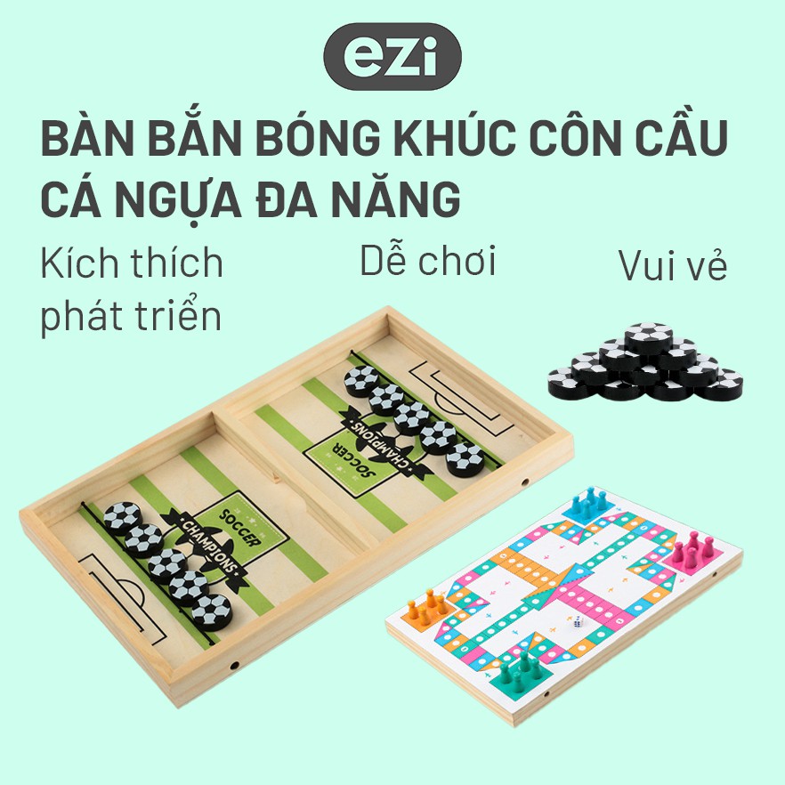 Bộ đồ chơi bắn bóng khúc côn cầu, cá ngựa đa năng cho nhóm nhiều người hoặc cho gia đình