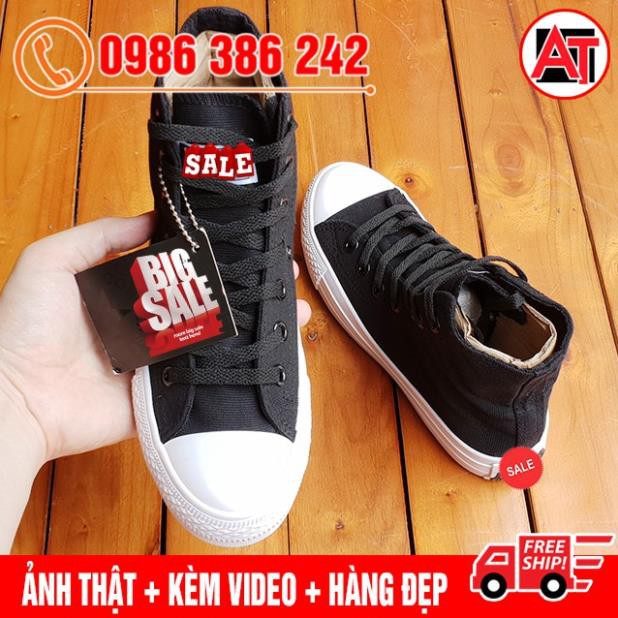 Free ⚡[SALE OFF] Giày Thể Thao CV Chuck 2 Cao Cổ Đen Trắng Khuyến Mãi Có Sẵn ⚡ CHẤT sịn : " * ༔ * ₂ L | BigBuy360 - bigbuy360.vn