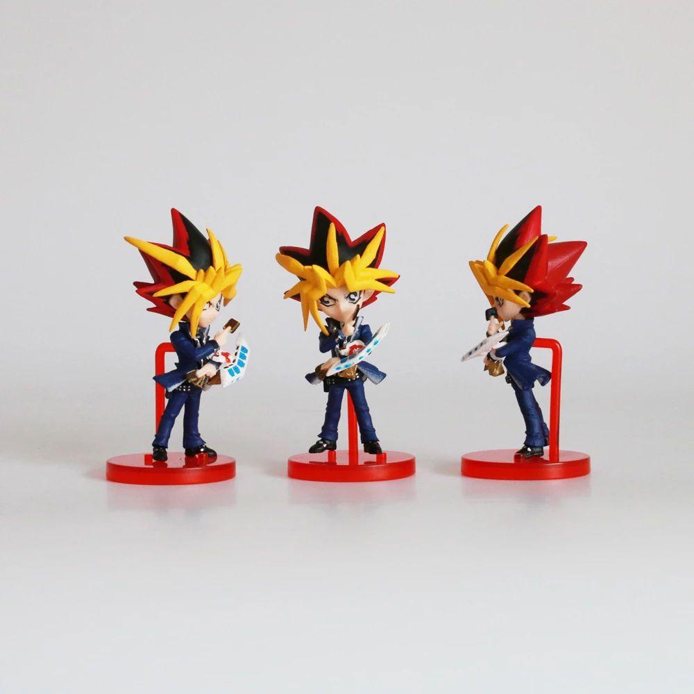 Lanfy set 5 Mô Hình Đồ Chơi Nhân Vật Hoạt Hình Saint Seiya Death Note Tsubasa Yugi Rem Bằng PVC