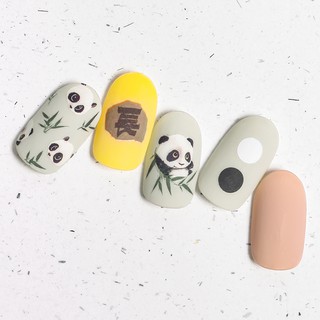 Sticker nails Magico gấu trúc - hình dán móng 3D 378
