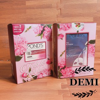 Set kem và 3 mặt nạ dưỡng trắng giảm thâm nám Pond's