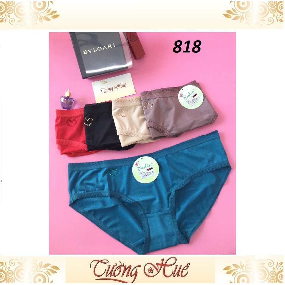 Quần lót nữ Darlin DL818 trơn tim.