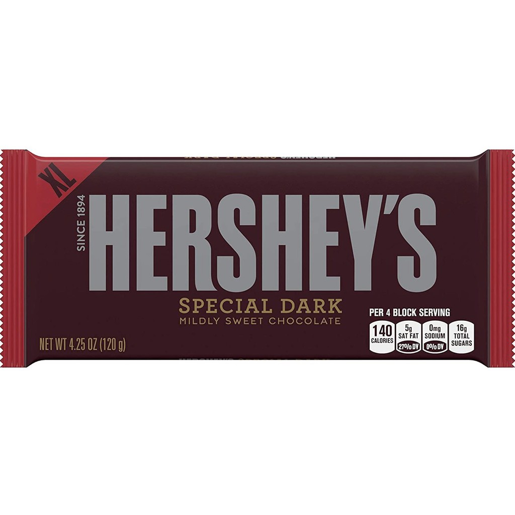 Socola Đắng HERSHEY'S Sugar Free SPECIAL DARK 85g bill Mỹ