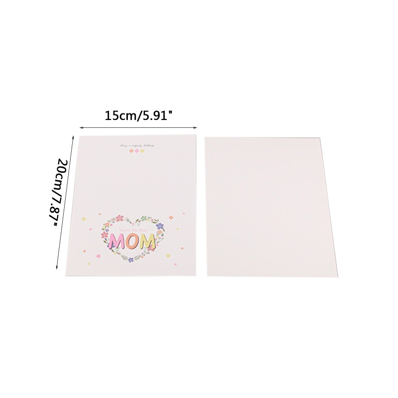 Set 24 Tấm Thiệp Chúc Mừng Ngày Của Mẹ Kèm Nhãn Dán