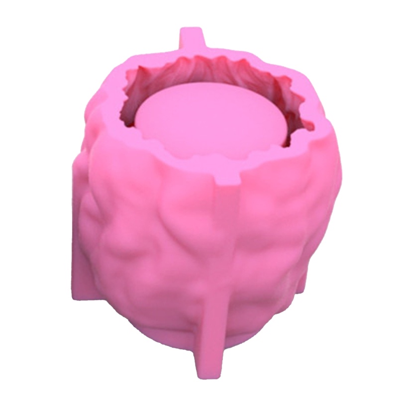 Khuôn Silicone Hình Đầu Sư Tử Làm Chậu Hoa DIY