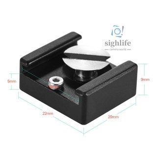 Ngàm chuyển đổi andoer cold shoe với ốc vít 1 / 4 "cho máy ảnh dslr