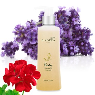 Dầu massage thư giãn, dầu mát  xa dưỡng chất thiên nhiên, biyokea 200ml