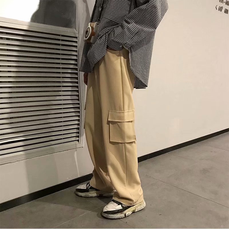Quần Jogger Dáng Rộng Phong Cách Thời Trang Hàn Quốc Dành Cho Nam Và Nữ quần tây nam hàn quốc quần ống rộng nam quần thể thao nam dài bigsize quần âu nam