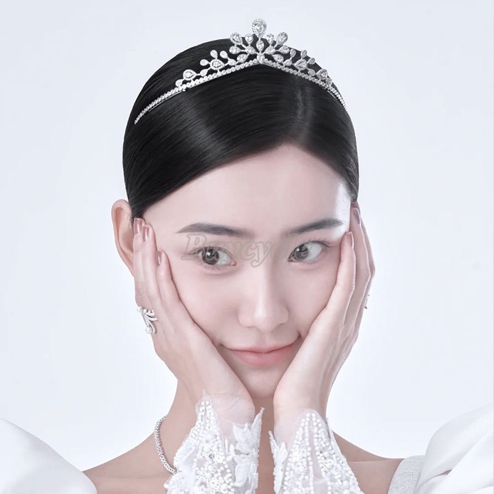 Vương Miện Cô Dâu Kiểu Dáng Đơn Giản Sang Trọng