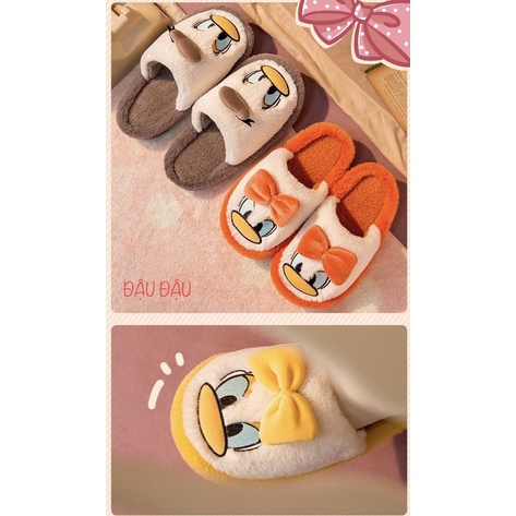 DÉP BÔNG HÌNH CHÚ VỊT SIÊU CUTE