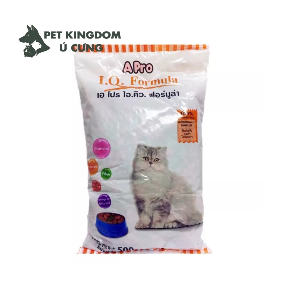 Thức Ăn Hạt Cho Mèo Apro I.Q Formula Gói 500gr