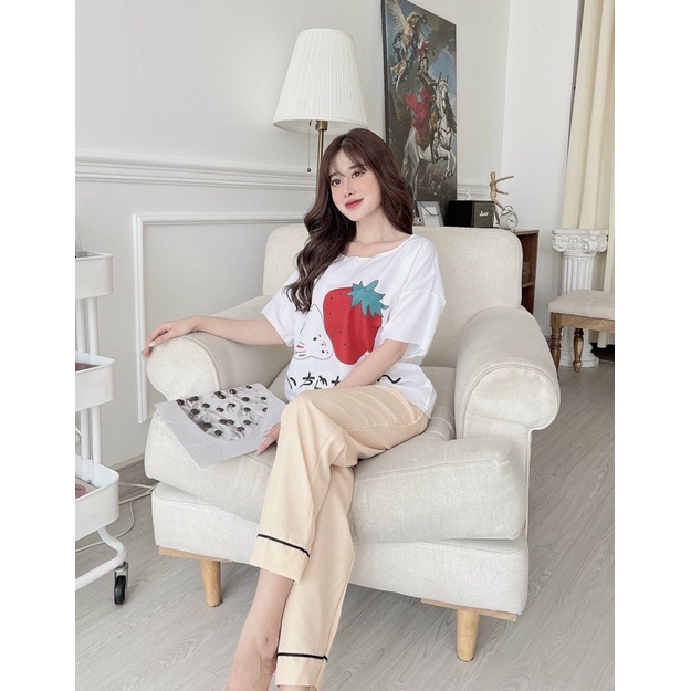 Bộ Lụa Tiểu Thư - chất mềm mịn mát