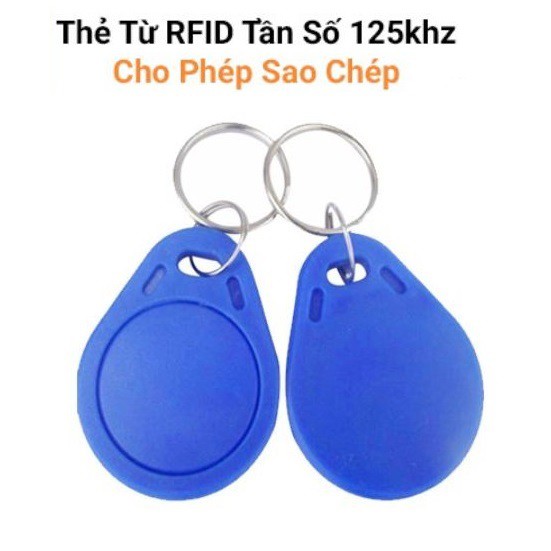 Thẻ Từ RFID Tần Số 125Khz Chip T5577 Dạng Móc Khóa Sao Chép Thẻ Thang Máy