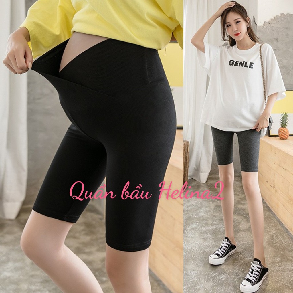 Quần bầu LỬNG ZIP CẠP CHÉO co giãn thoải mái có chun và cúc điều chỉnh  ZIPCHEO1067