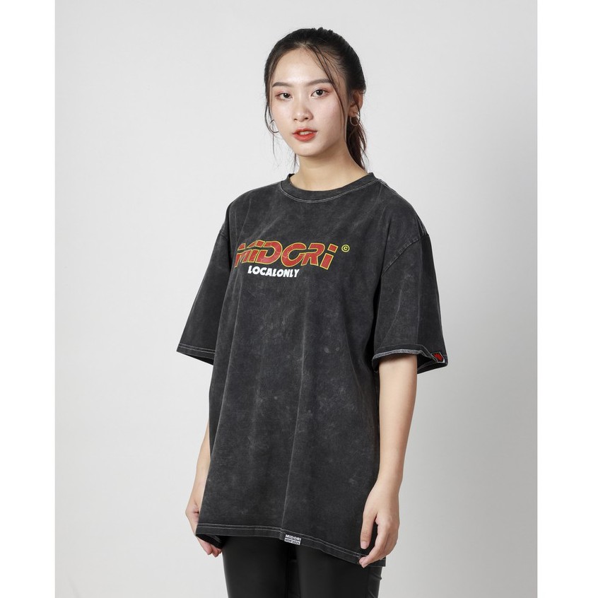 Áo thun form rộng tay lỡ unisex phông nam nữ Wash Cao Cấp Chính hãng Local Brand Midori M Studio