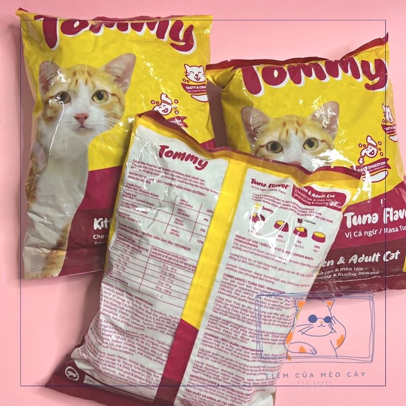 Thức ăn Tommy cho mèo gói 500g