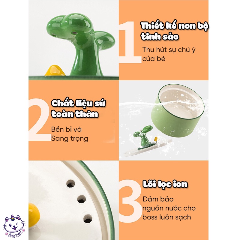 Máy lọc nước tự động cho mèo Máy uống nước tự động cho mèo cao cấp MewKit 1,5L