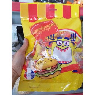 Kẹo dẻo Hamburger bịch 300g