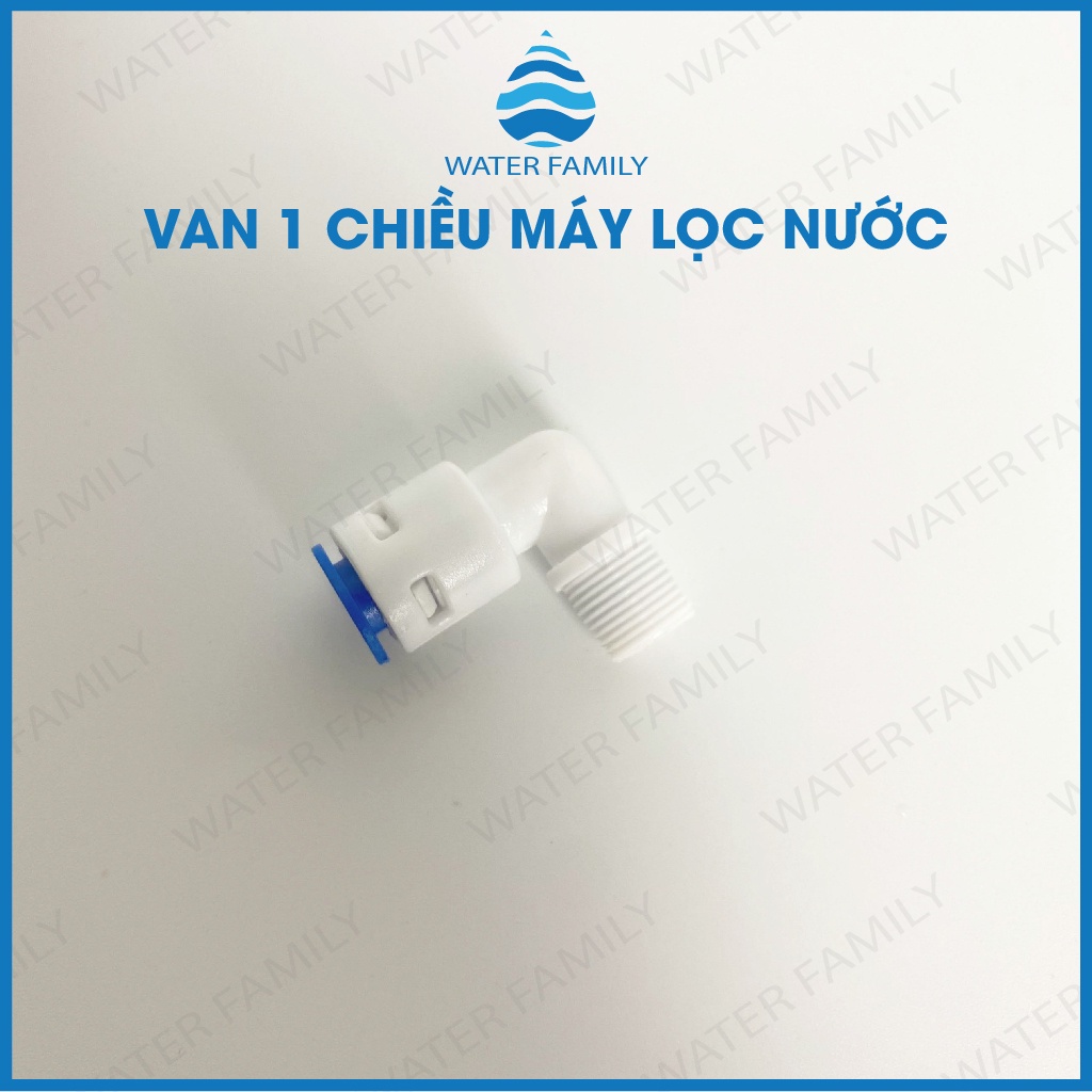 Van 1 chiều, van co vuông của máy RO 1 đầu ren 10-1 đầu dây 6