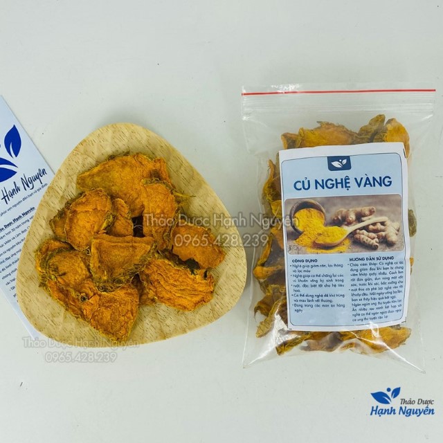 Nghệ Vàng Sấy Khô 500g (Nghệ Gấc Hạ Thổ)