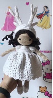 Búp bê len làm thủ công, size40cm