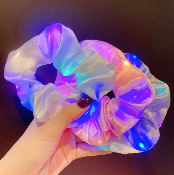 Dây buộc tóc có đèn led phát quang thời trang cho nữ
