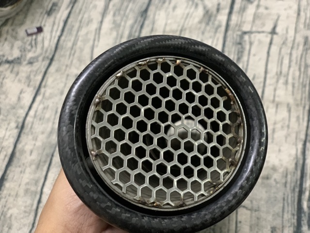 Pô SC project s1 carbon đầu lưới, họng 51mm