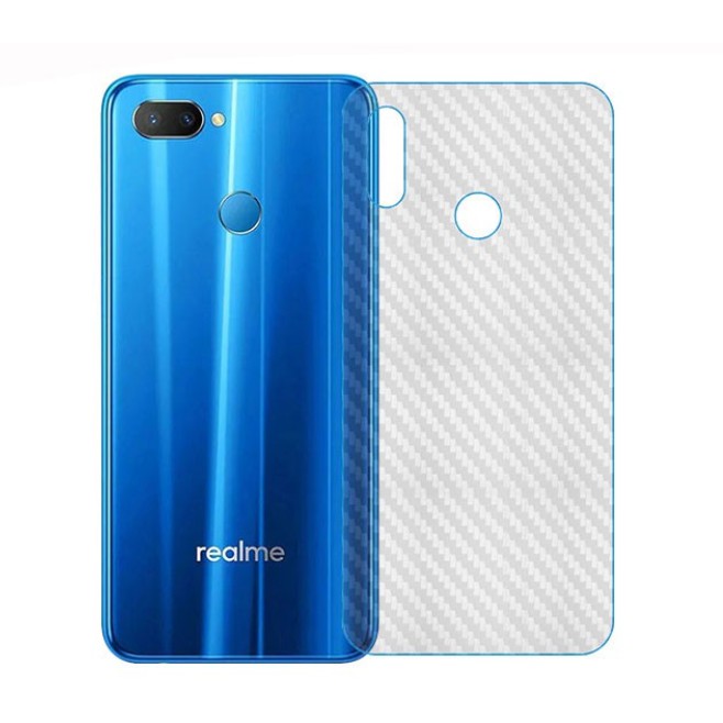 Miếng dán sợi carbon bảo vệ mặt sau điện thoại cho OPPO REALME C2 REALME3/3PRO 5/5PRO