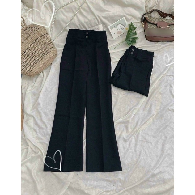 Quần tây nữ ống suông dài nữ vải tuyết mưa loại 1