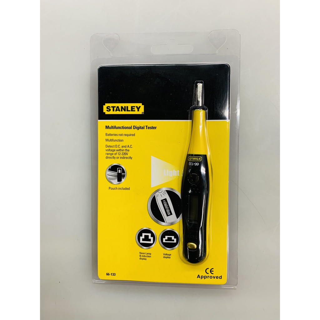 Bút thử điện hiện số STANLEY 66-133 - Chính hãng