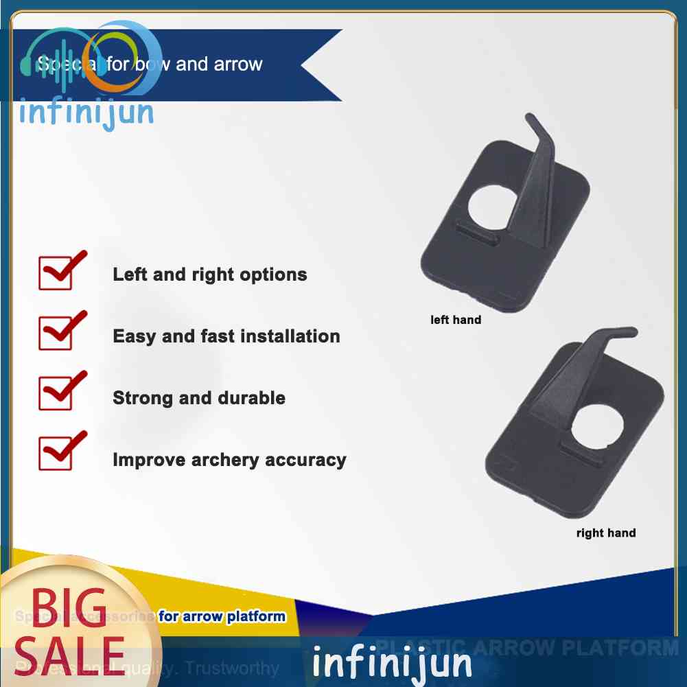 Set 10 Đệm Tự Dính Bằng Nhựa Cho Cung Tên Trái / Phải