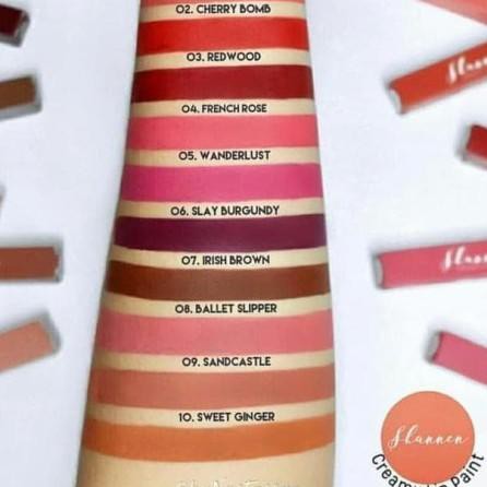 L9dx SHANNEN (không. Son môi dưỡng ẩm LIP MATTE LIP CREAMY 01-15 ★Lúa mì★ ★
