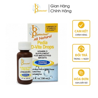Vitamin D Cho Bé Pedia D-Vite Drops 30ml Giúp Bổ Sung Vitamin D3 Tinh Khiết Cho Trẻ Sơ Sinh