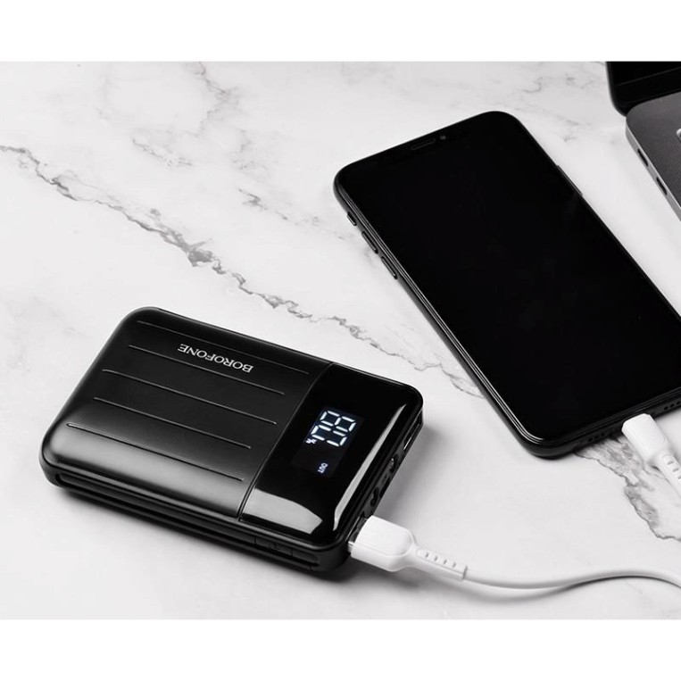 Pin Sạc Dự Phòng BT21 - Dung Lượng 10000mAh, Có Màn LCD