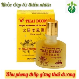 Dầu gừng Thái Dương 6 ml-Sao Thái Dương