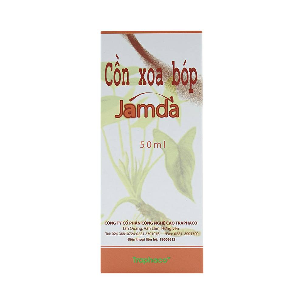 Cồn xoa bóp JAMDA 50ml dạng xịt – Xoa ngoài da giúp hỗ trợ hoạt huyết, giảm đau xương khớp, tan vết bầm tím