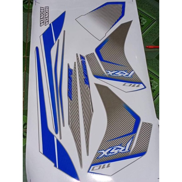 Tem rời wave rsx 2012 xanh xám