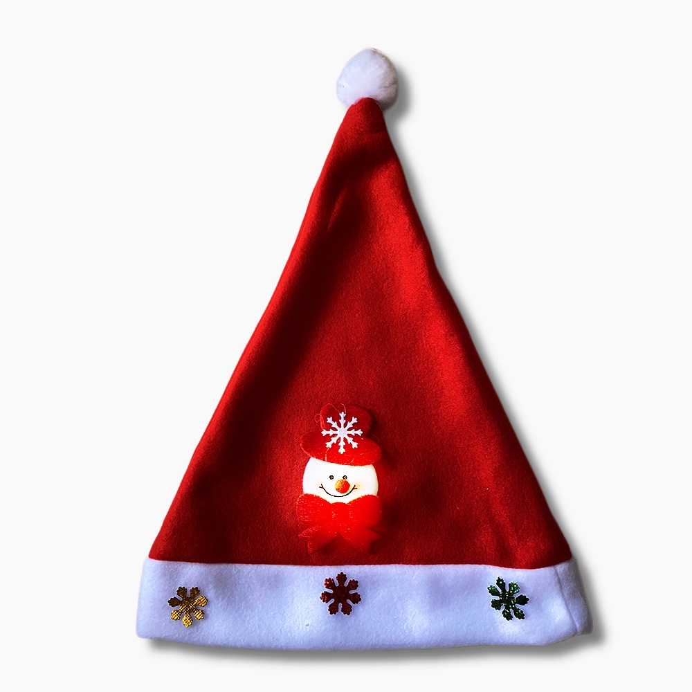 Nón Giáng Sinh ông già Noel mùa đông ấm áp bằng lông nhung cao cấp cho trẻ em và người lớn